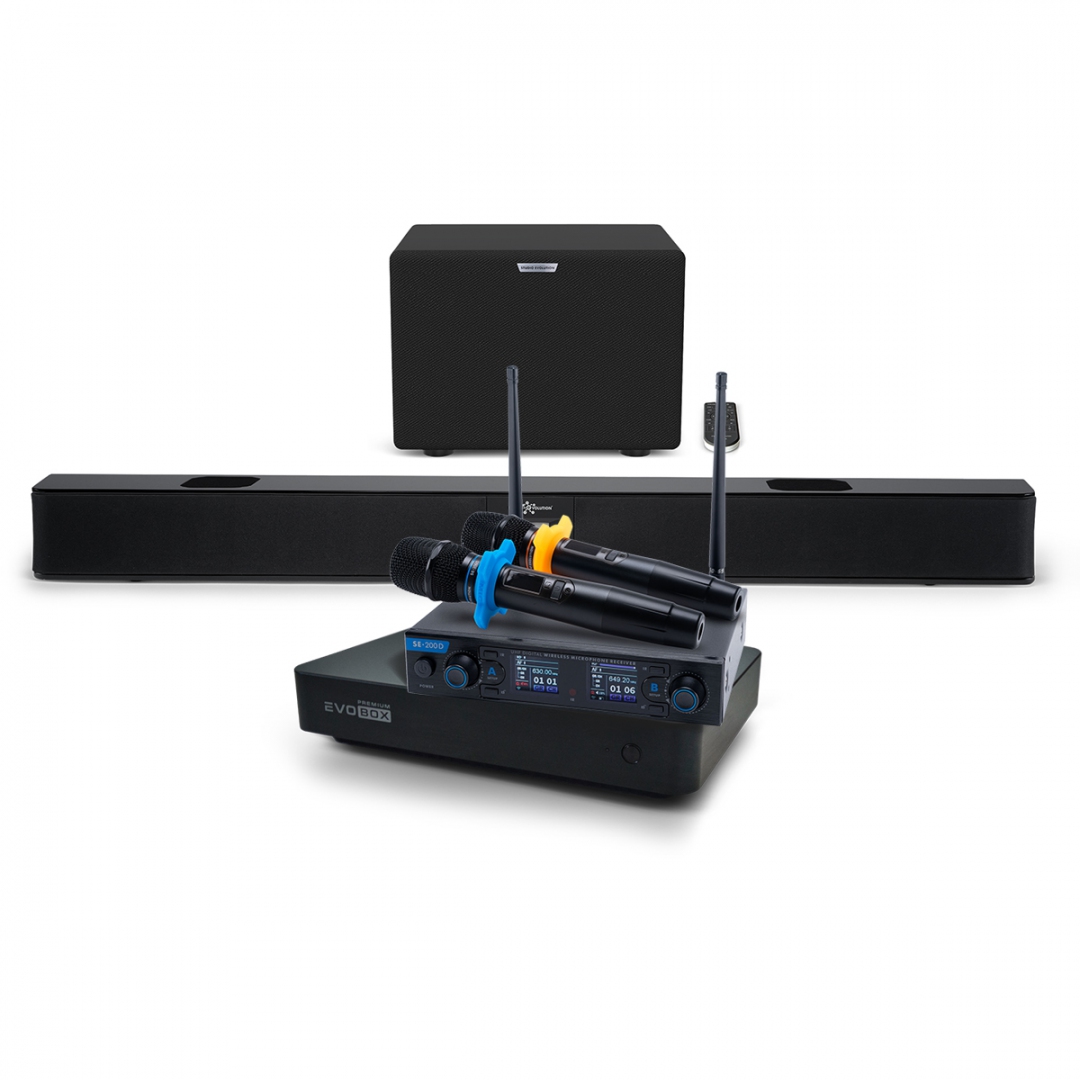 Hi-End караоке-система EVOBOX Premium + EvoSoundBar (саундбар с караоке) в Кабардино-Балкарии