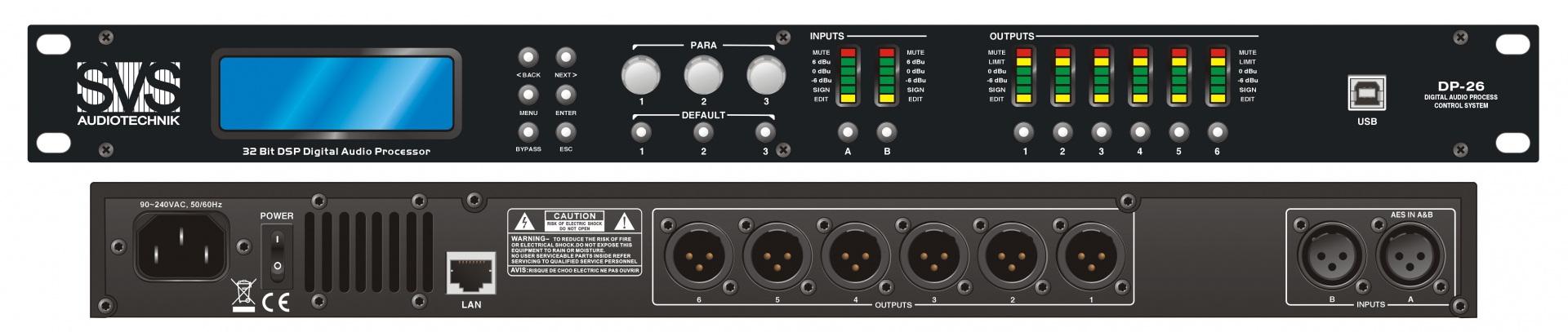 SVS Audiotechnik DP-26 Цифровой процессор: 2 входа 6 выходов в Кабардино-Балкарии