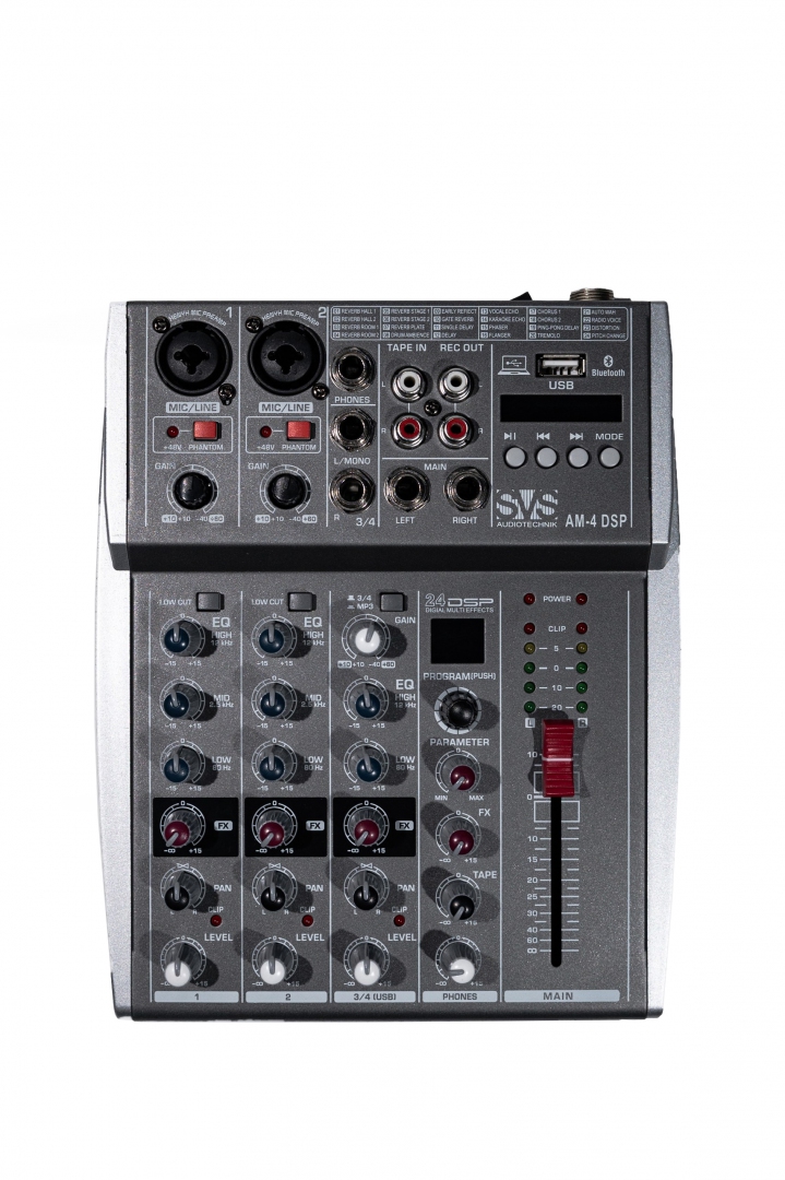 SVS Audiotechnik mixers AM-4 DSP Аналоговый микшерный пульт, 4-канала в Кабардино-Балкарии