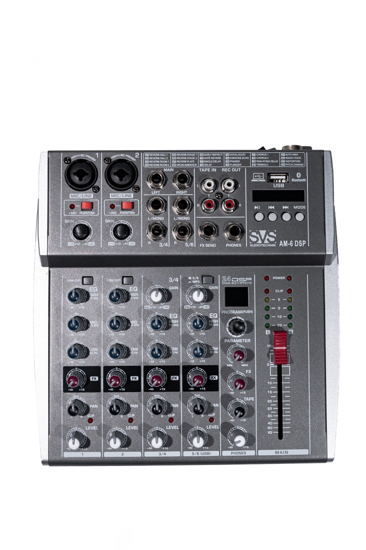 SVS Audiotechnik mixers AM-6 DSP Микшерный пульт аналоговый, 6-канальный SVS Audiotechnik mixers в Кабардино-Балкарии